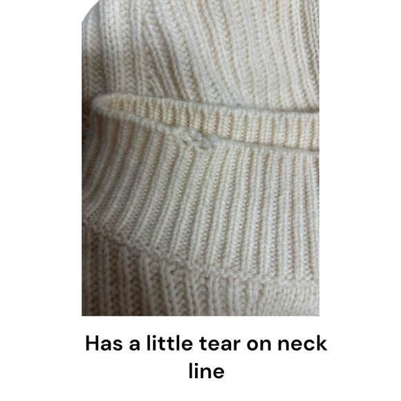 Career Wear Diane Von Furstenberg Sleeveless Wool & Cashmere Mock Neck Sweater V - Picture 7 of 8